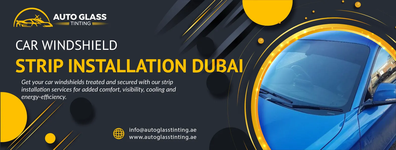 #1 Car Windshield Strip Installation Dubai