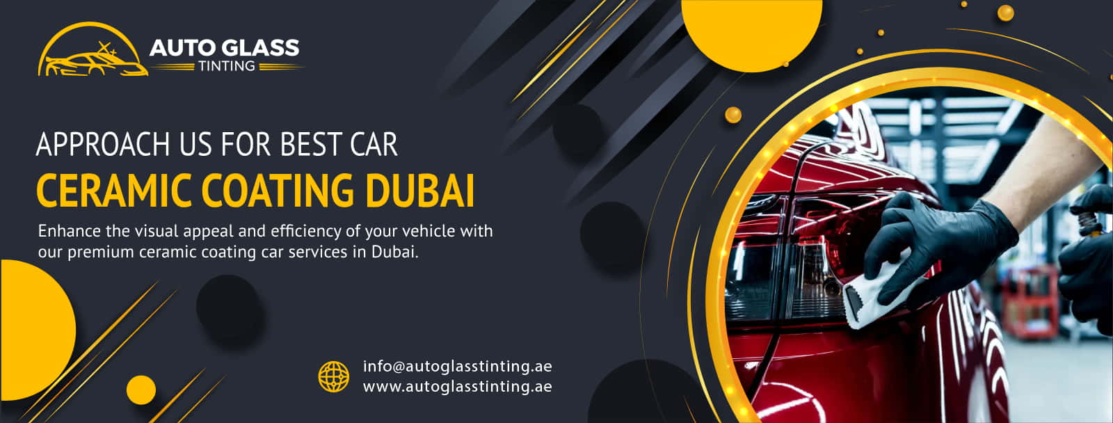 Get the Best Ceramic Coating Dubai At Autoglasstinting.ae