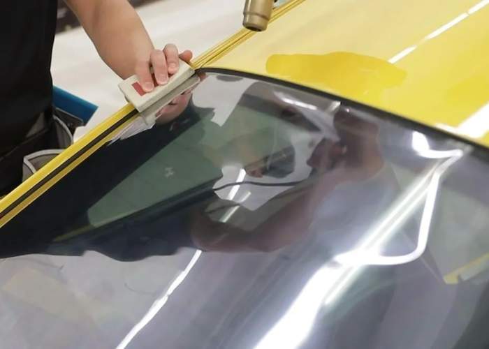 Perfect Windshield Tint Strip Installation