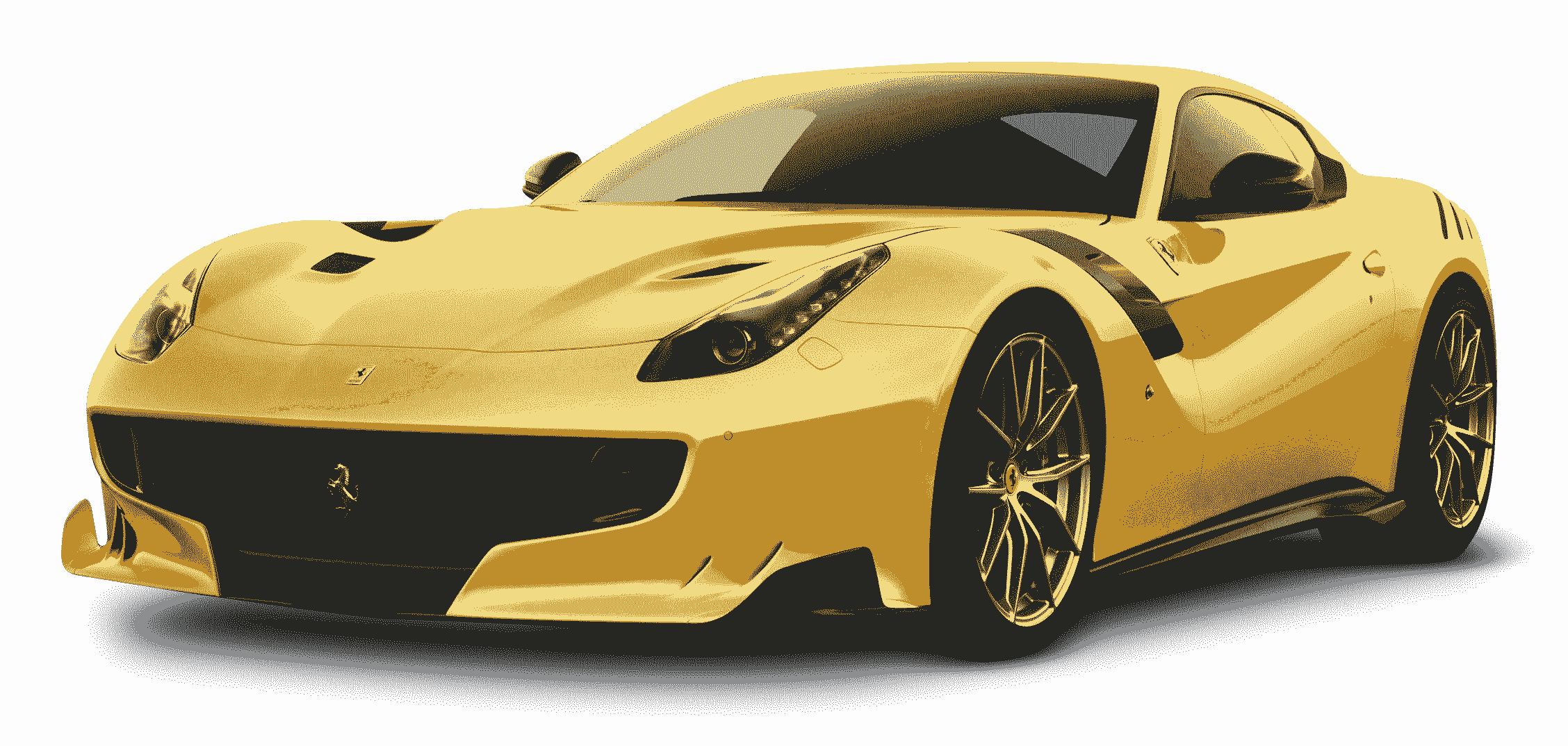 yellow car